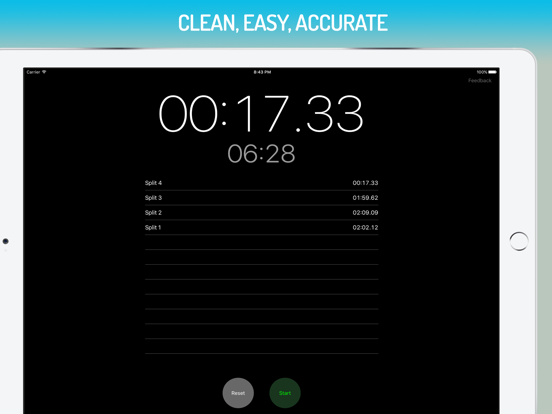 Screenshot #4 pour Split - Stopwatch widget
