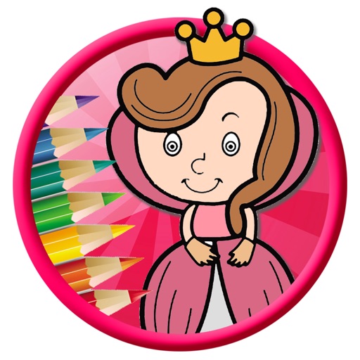 Kids Sofia Girl Game Coloring Page Edition Icon