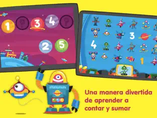 Captura 2 Robots y números - Juegos para Aprender a Contar iphone