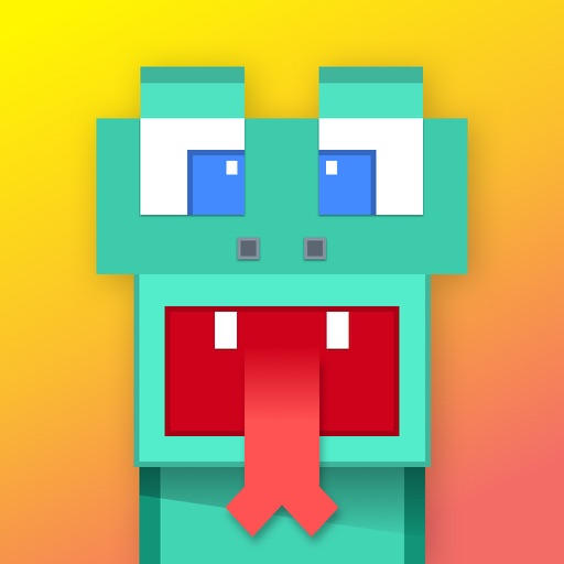 Silly Snake - Retro Arcade Snake Icon