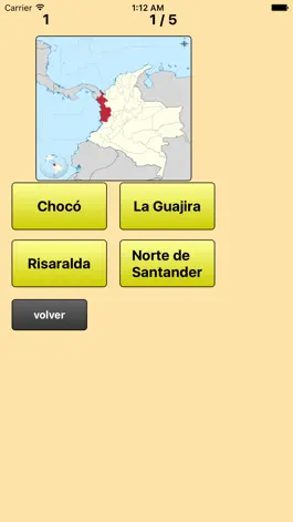 Game screenshot Departamentos de Colombia apk