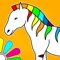 AppToys Coloring Book is an exciting coloring and addictive entertainment for kids of all ages