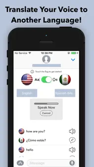 Speech and Text Translator for iMessage iphone bilder 1