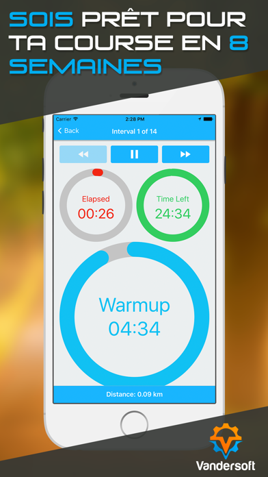 Screenshot #1 pour Courir 5K - Couch to 5K Run