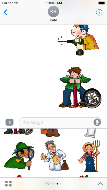 Job Emoji Stickers for iMessage screenshot-3