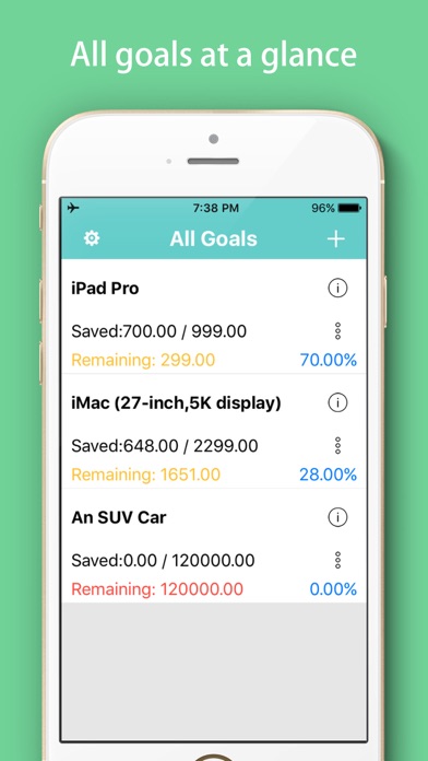 貯蓄目標Savings Goals - 節約貯金箱、お金を節約のおすすめ画像1