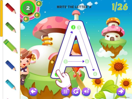 Screenshot #4 pour Alphabet Learning  Letter Writing ABC for Kids