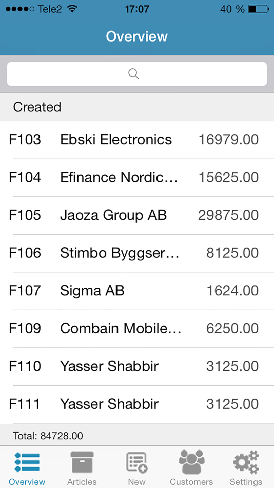 #3. Invoice Mobile - Billing (iOS) 由: Combain Mobile AB