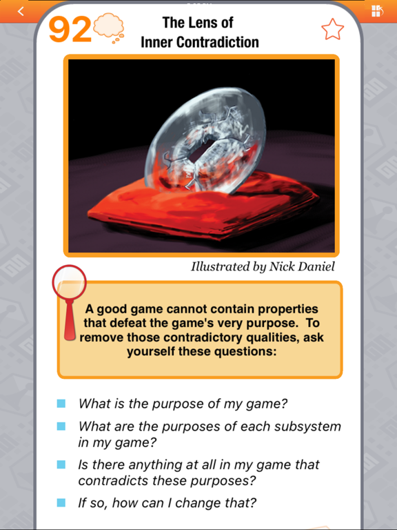 The Art of Game Design: a Deck of Lenses iPad screenshot 5 - Reference app