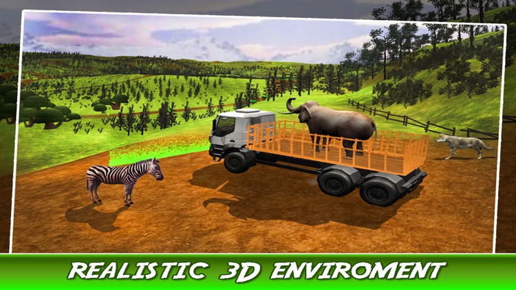 Elephant Transporter Truck Driver Simulator screenshot-3