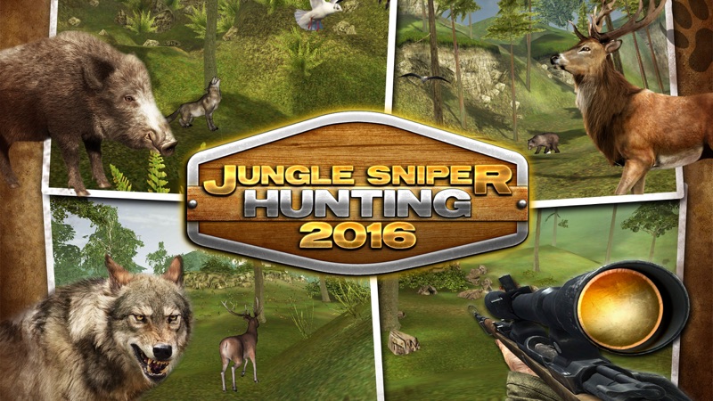 Jungle Sniper Hunting 2016 : Go On Sport Hunting this Winter screenshot 1
