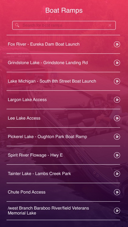 Wisconsin Boat Ramps