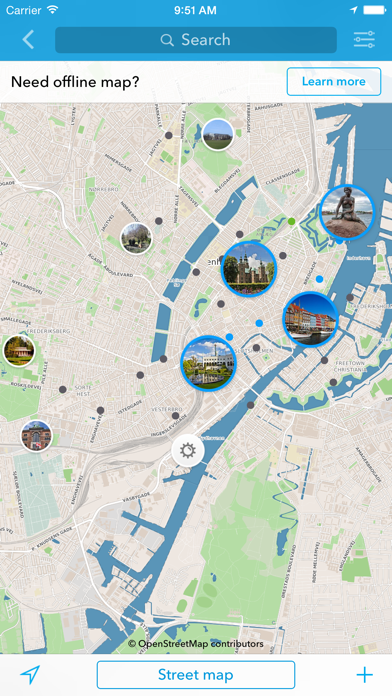 Screenshot #2 pour Copenhague - Carte hors ligne et guide de la ville