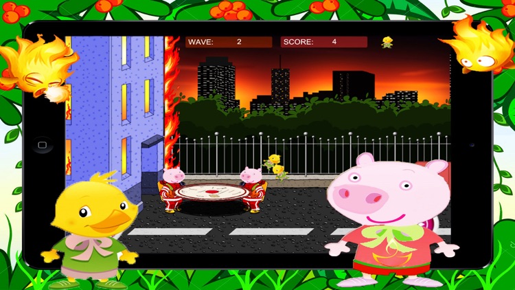 Pink Papa Pig FireFighter