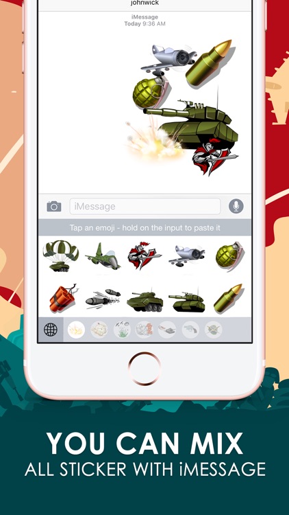 World Wars Emoji Stickers Keyboard Themes ChatStic