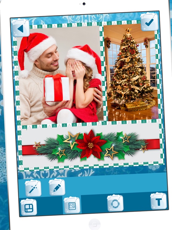 Screenshot #4 pour Photo de noël collage - Image décorations de cadre