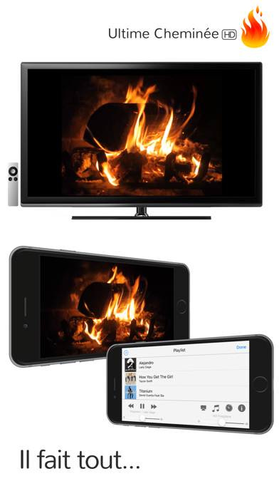 Screenshot #1 pour Ultime Cheminée HD pour Apple TV