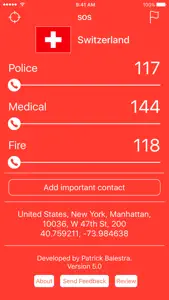 Emergency Phone Numbers - World screenshot #4 for iPhone