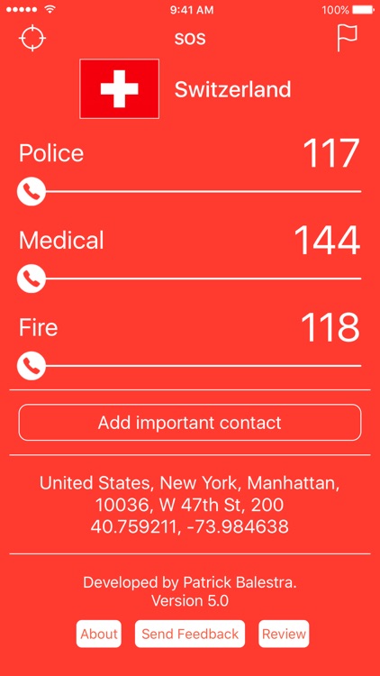 Emergency Phone Numbers - World screenshot-3