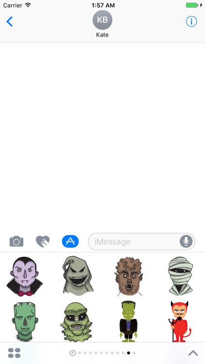 Halloween Stickers - Scary Halloween Monsters