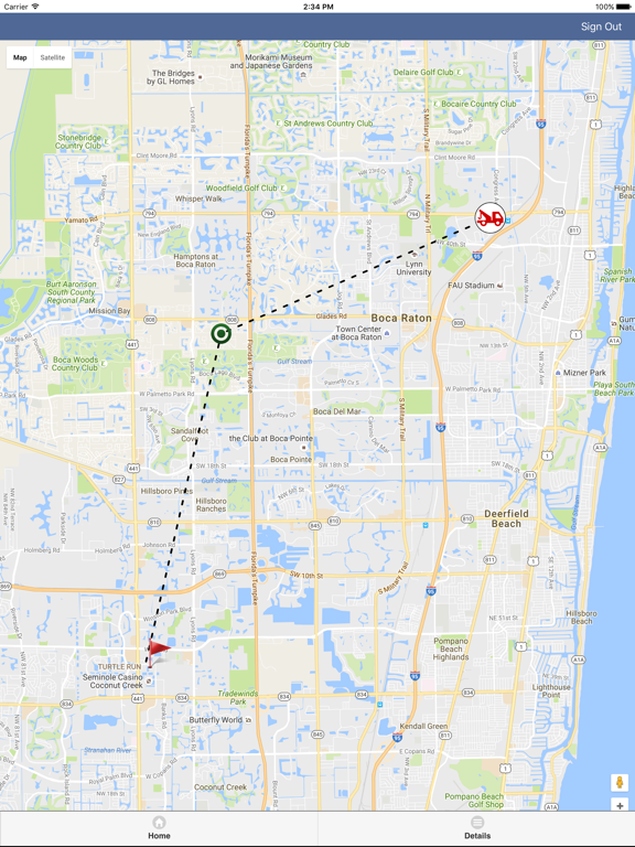 NSD Dispatch Center Driver iPad screenshot 1 - Travel app