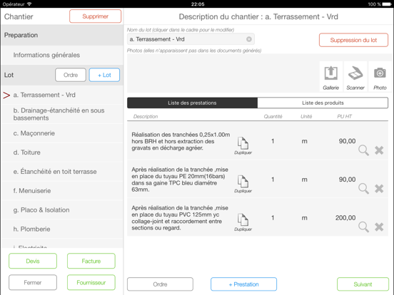 Screenshot #5 pour iBati Pro – app devis facture du bâtiment