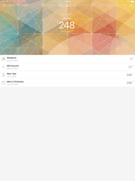 My Day - Countdown Timer, Tracking Day