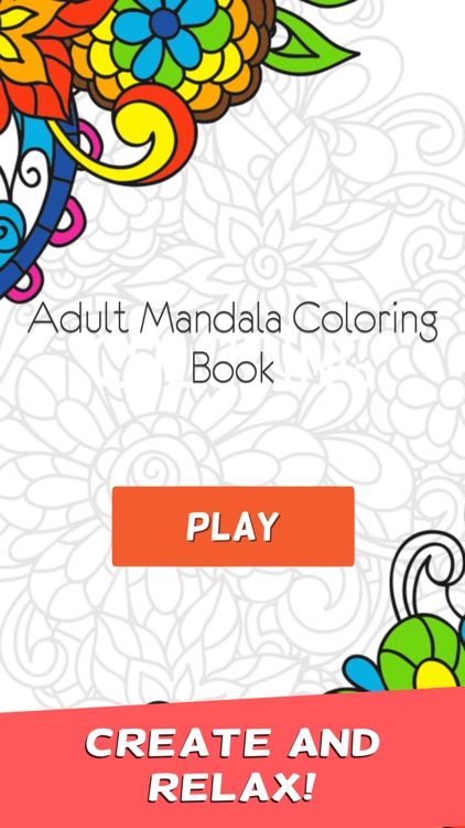 Adult Mandala Coloring Book Therapy Stress Relief screenshot-3