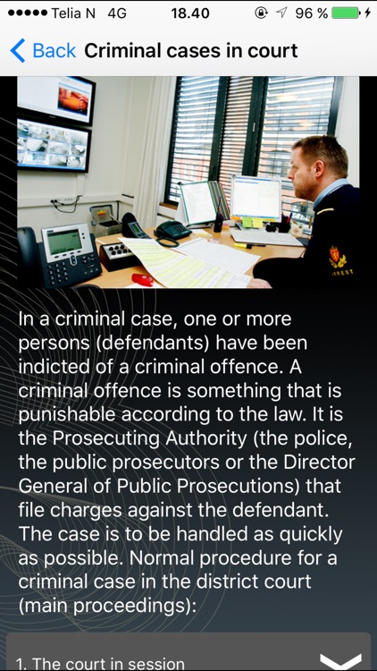Witness in Court - Norwegian Court System screenshot-3