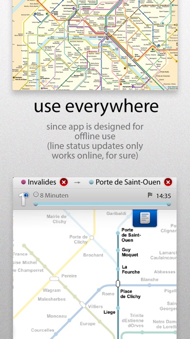 Screenshot #3 pour Paris Metro, RER & Offline Map