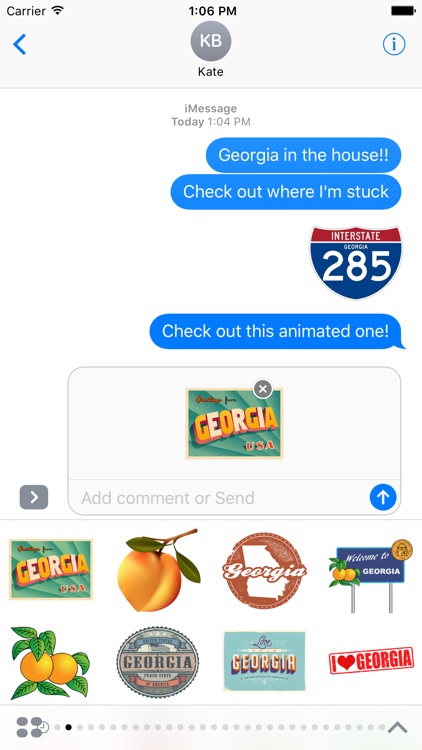 Georgia Stickers