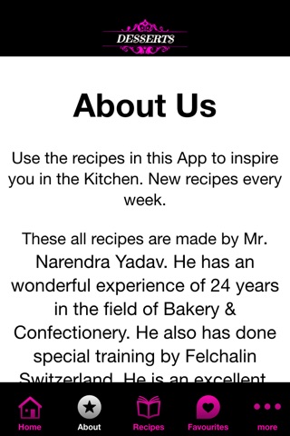Taste Of Desserts With Chef Narendra Yadav screenshot 2