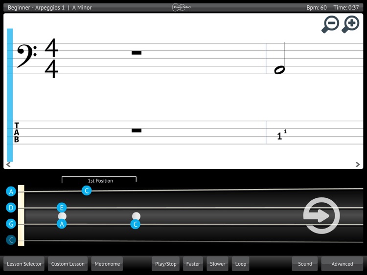 Learn & Practice Cello Music Lessons Exercises