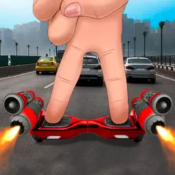 Drive Hoverboard 3D In City app icon