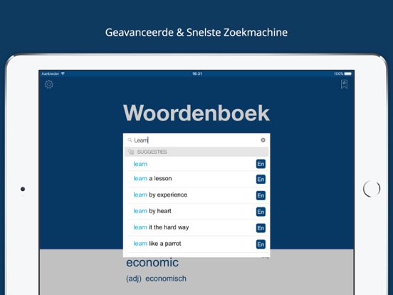 Engels Nederlands Woordenboek* iPad app afbeelding 1