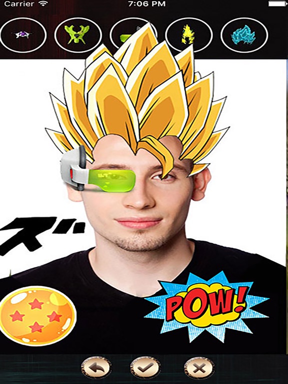 Screenshot #4 pour Super Dragon Face (Anime Camera Stickers)