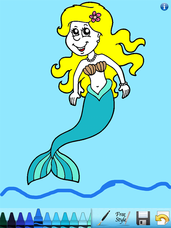 Ocean Coloring Book! iPad screenshot