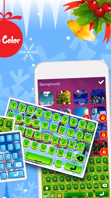 Christmas Emoji Keyboard Themes & Custom Keyboards screenshot-3