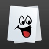 Paper Smiley Stickers for iMessage