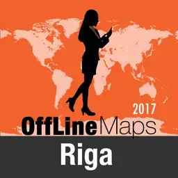 Riga Offline Map and Travel Trip Guide app icon