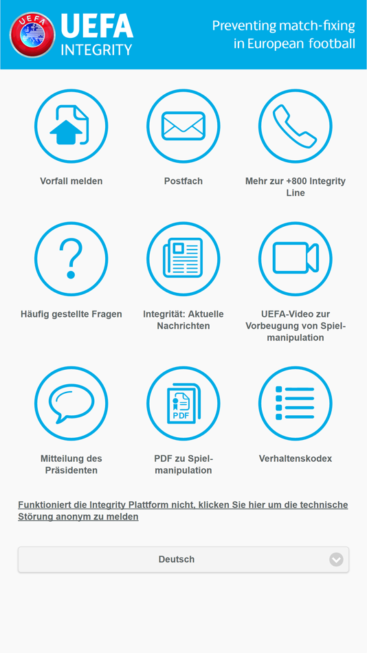 UEFA Integrity - 1.0.3 - (iOS)