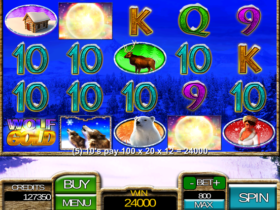 Screenshot #4 pour Wolf Gold Slots