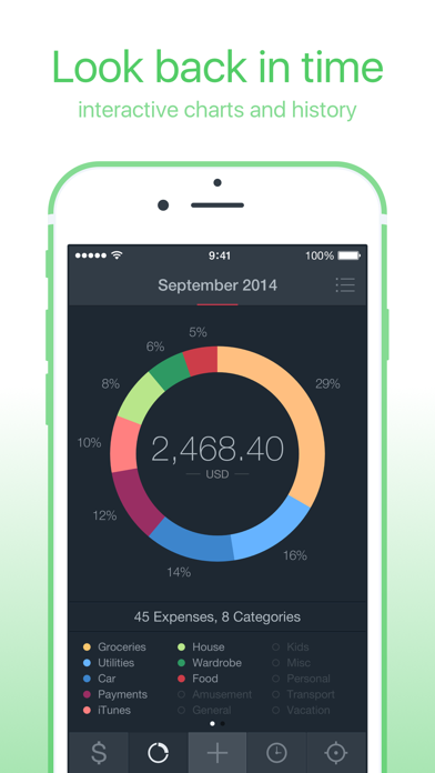 Screenshot #3 pour Saver – Personal Finance, Income & Expense tracker