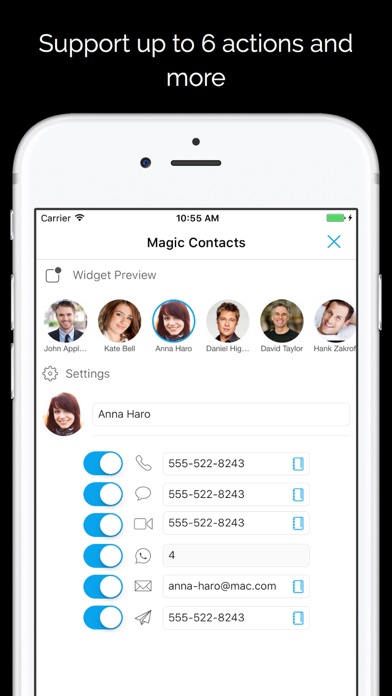 Magic Contacts with Notification Center Widgetsのおすすめ画像5