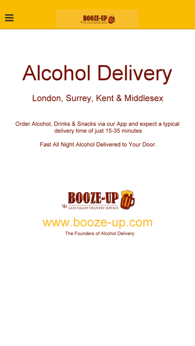 Screenshot #1 pour Booze Up :: Alcohol Delivery