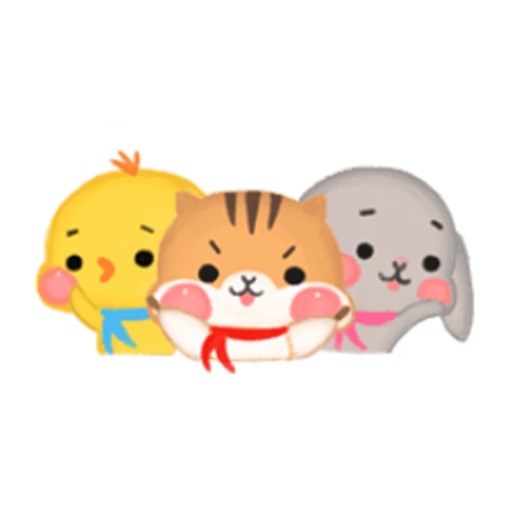 Three Friends Stickers!! icon