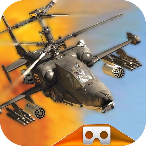 VR Gun-Ship Air Attack : Cobra Heli-copter 3D 2016 iOS App