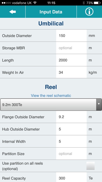 Reel Packing Calculator
