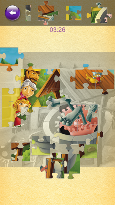 Screenshot #3 pour Little Red Riding Hood Puzzle Jigsaw