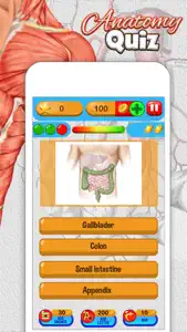 Anatomy Quiz - Science Pro Brain Education Game screenshot #2 for iPhone